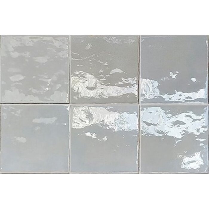 CeraVision Zel Sale Grey Glans Handvorm 13x13