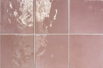 CeraVision Zel Rabat Rose Glans Handvorm 13x13