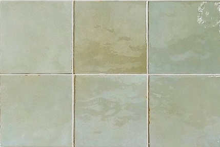 CeraVision Zel Zafi Green Glans Handvorm 13x13