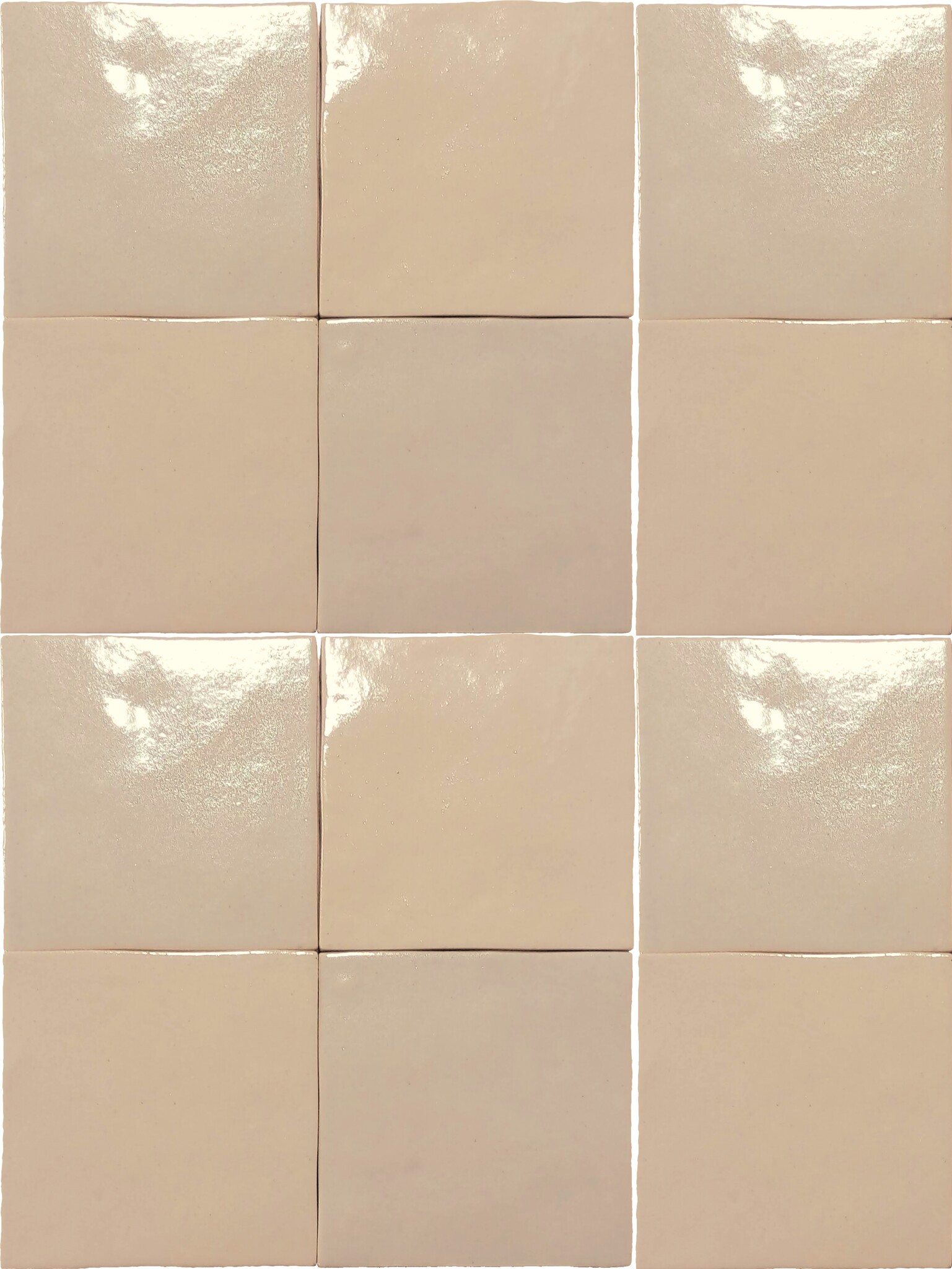 CeraVision Manara Clay Tantan Beige Glans Handvorm 10x10