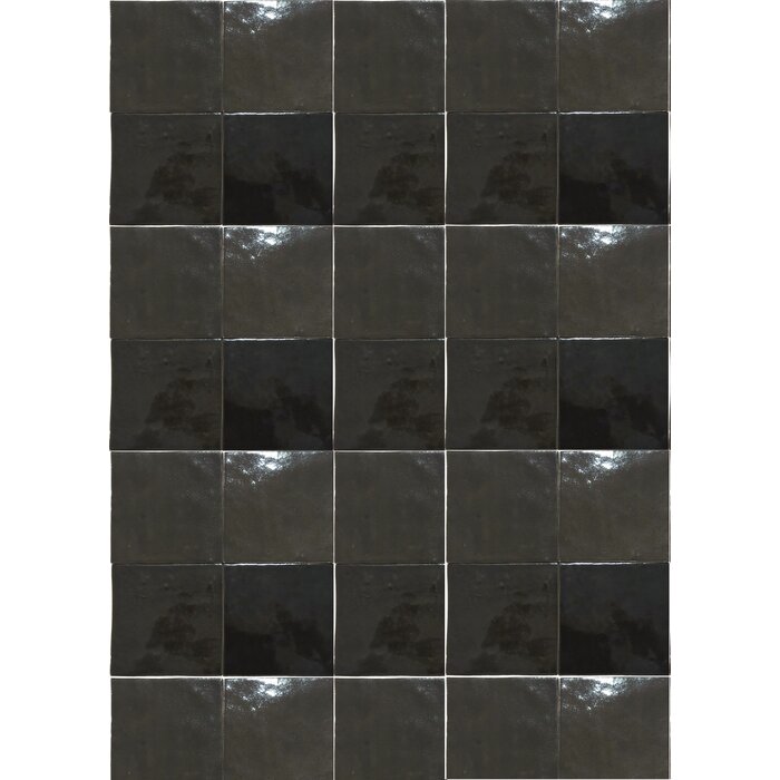 CeraVision Manara Clay Berber Black Glans Handvorm 10x10