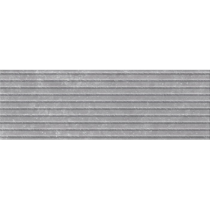 CeraVision B-Stone Outline Gris Mat Decor 25x75 Rett