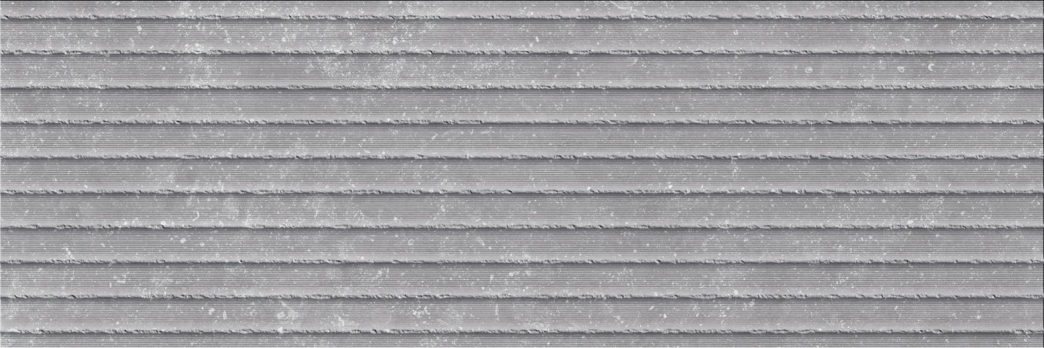 CeraVision B-Stone Outline Gris Mat Decor 25x75 Rett