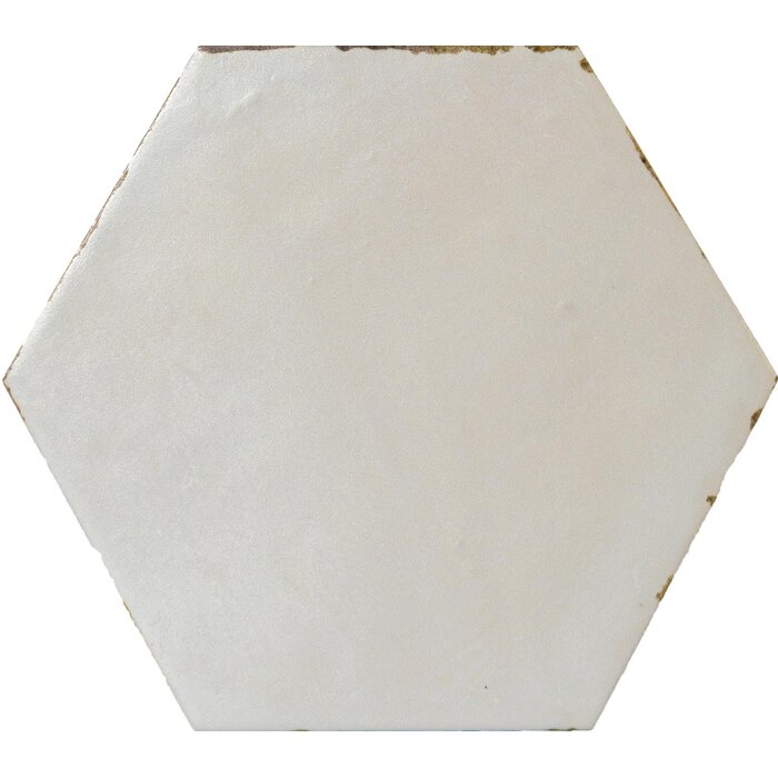 CeraVision Capri Rassa Grey Zijdeglans Hexagon 14x16