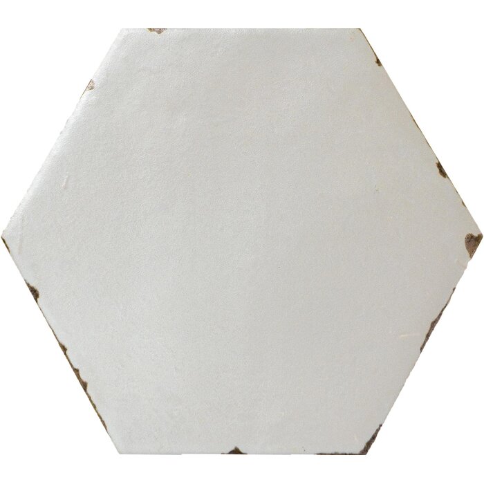 CeraVision Capri Rassa Grey Zijdeglans Hexagon 14x16