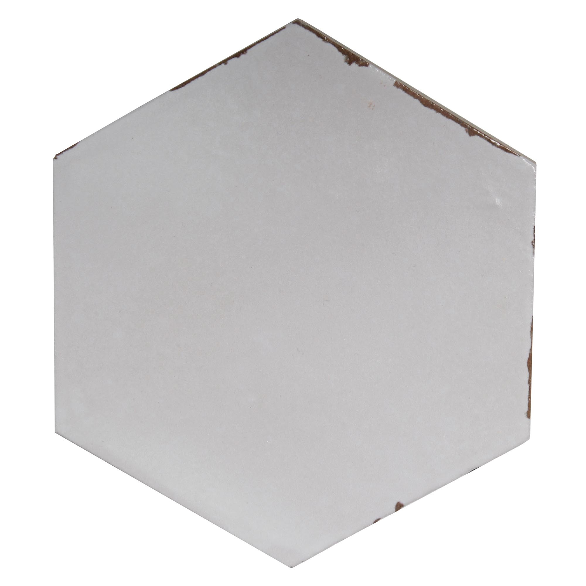 CeraVision Capri Rassa Grey Zijdeglans Hexagon 14x16