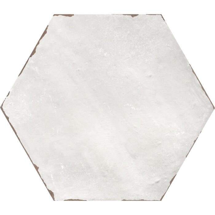 CeraVision Capri Rassa Grey Zijdeglans Hexagon 14x16