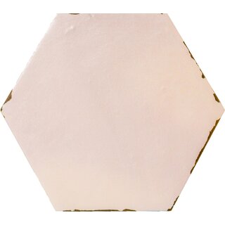 CeraVision Capri Oxalis Rose Zijdeglans Hexagon 14x16