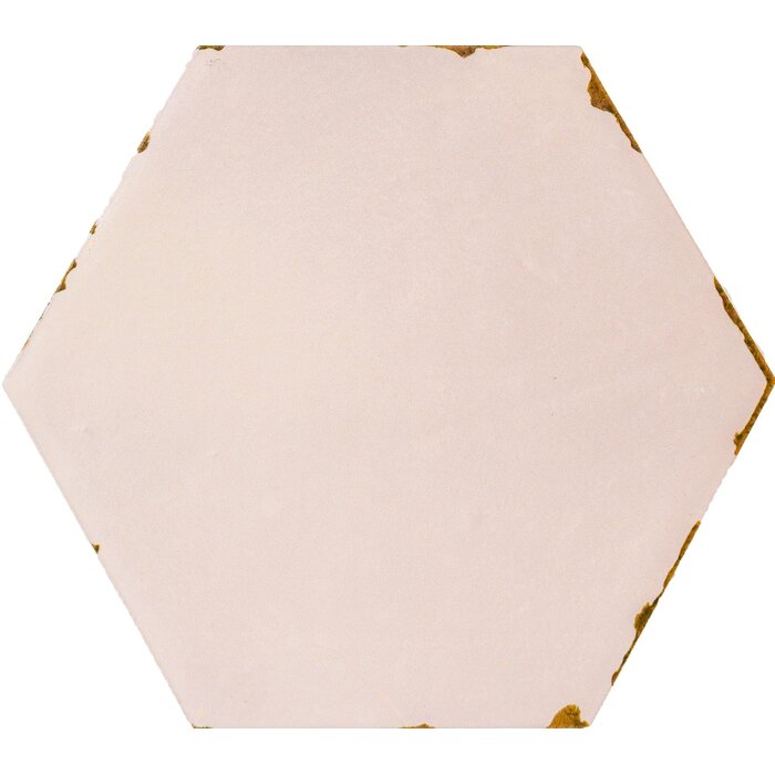 CeraVision Capri Oxalis Rose Zijdeglans Hexagon 14x16