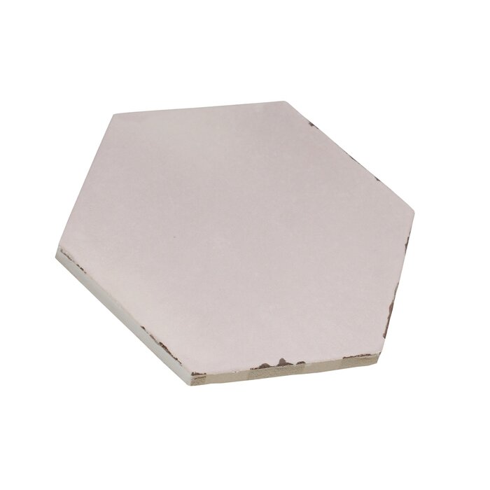 CeraVision Capri Oxalis Rose Zijdeglans Hexagon 14x16