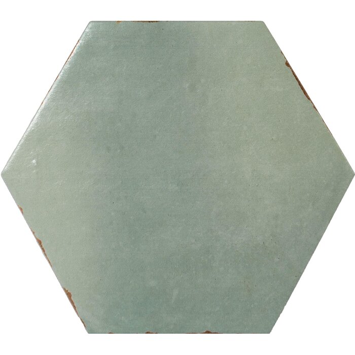 CeraVision Capri Bettina Blue Zijdeglans Hexagon 14x16