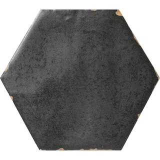 CeraVision Capri Sorrentine Nero Zijdeglans Hexagon 14x16