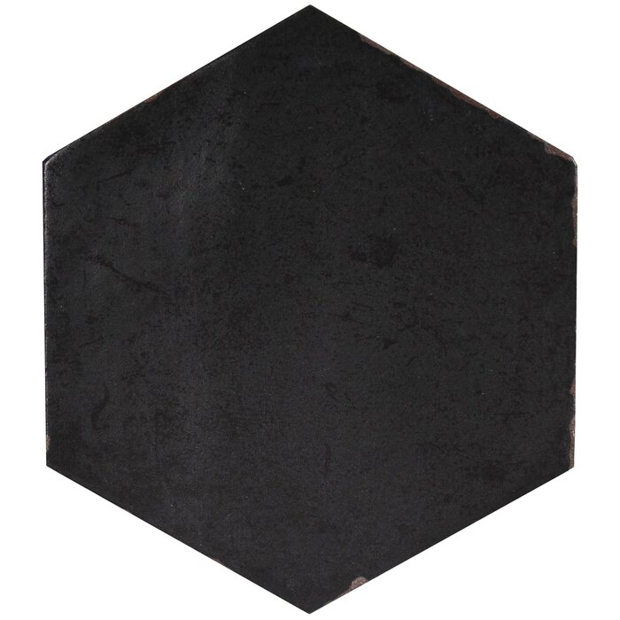 CeraVision Capri Sorrentine Nero Zijdeglans Hexagon 14x16
