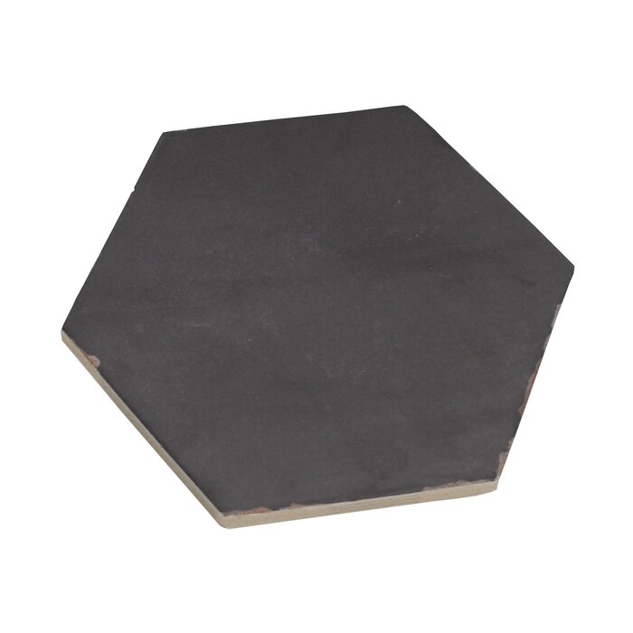 CeraVision Capri Sorrentine Nero Zijdeglans Hexagon 14x16