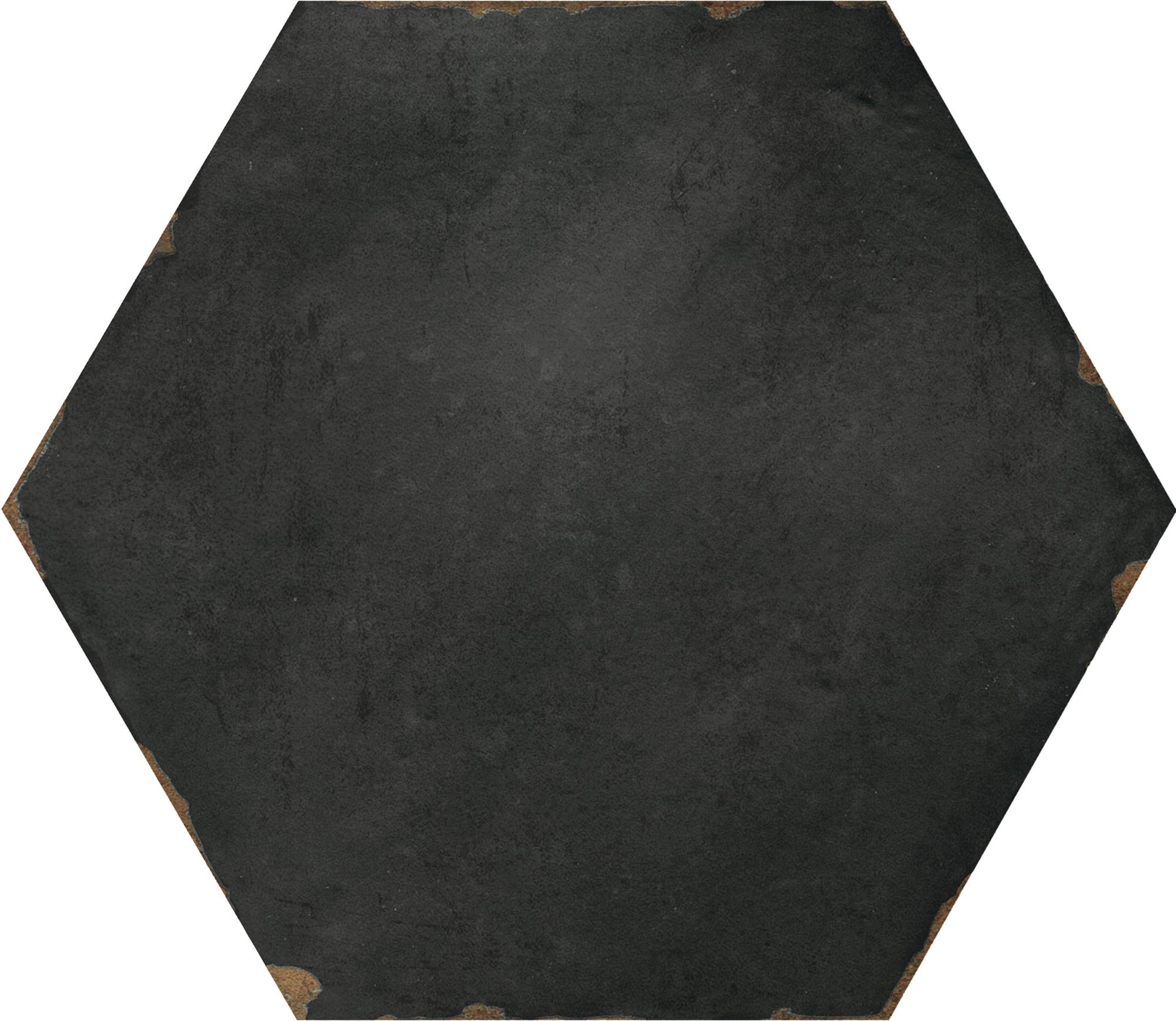 CeraVision Capri Sorrentine Nero Zijdeglans Hexagon 14x16
