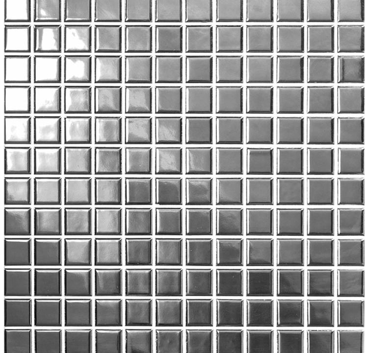 CeraVision Porcelain Nature Argento Glans Mozaiek (2,3x2,3) 30x30