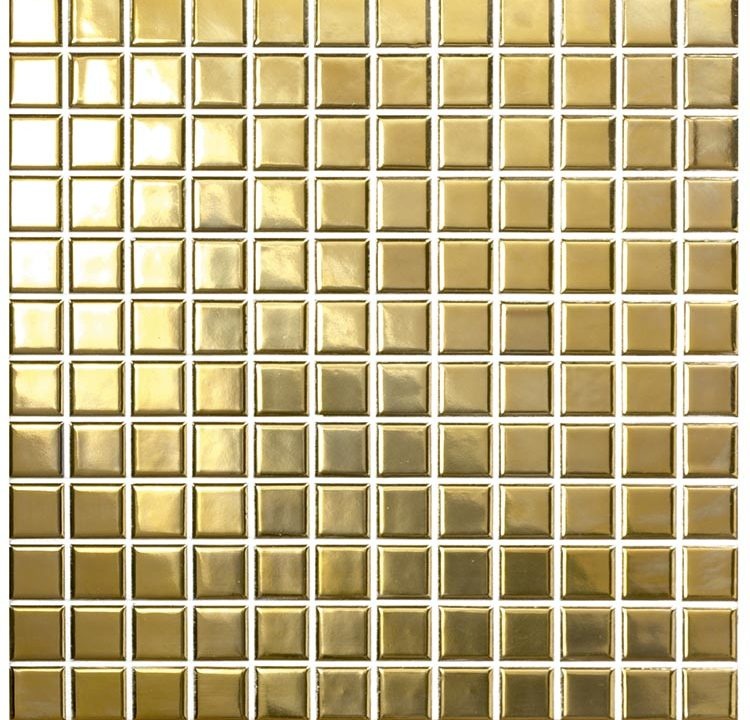 CeraVision Porcelain Nature Gold Glans Mozaiek (2,3x2,3) 30x30