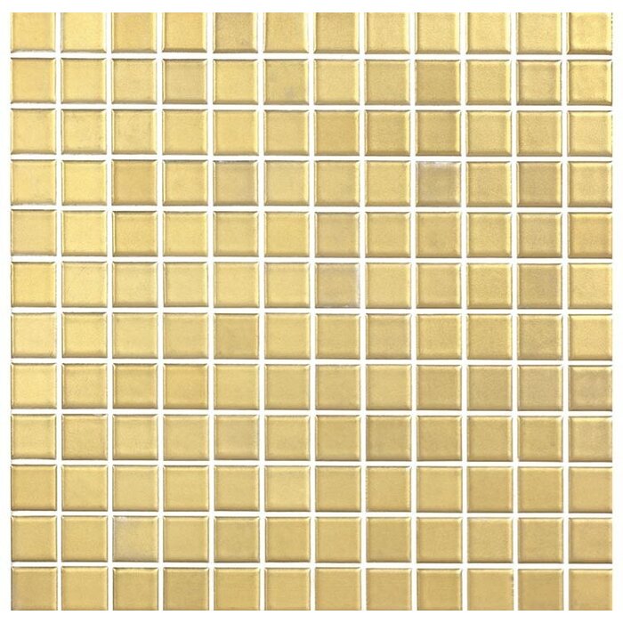 CeraVision Porcelain Nature Gold Mat Mozaiek (2,3x2,3) 30x30