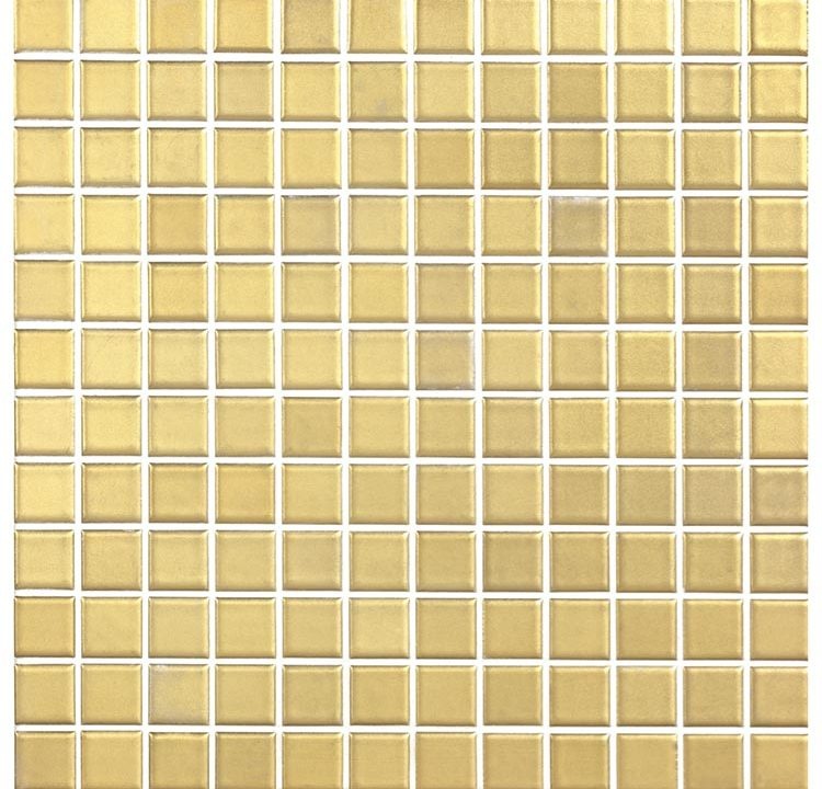 CeraVision Porcelain Nature Gold Mat Mozaiek (2,3x2,3) 30x30