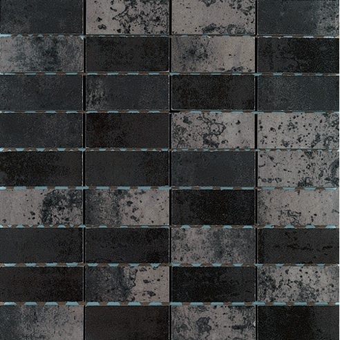 CeraVision Corten B Black Mosaic 30x30