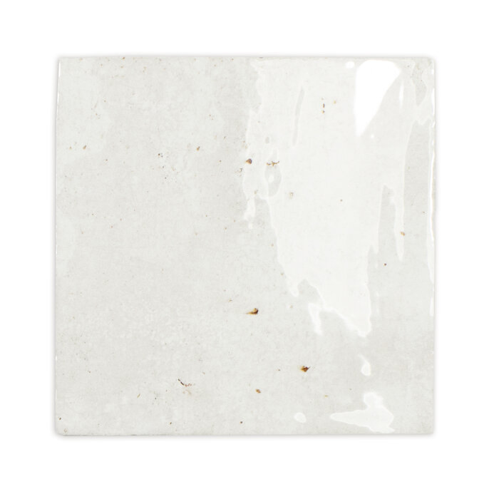 CeraVision Enamel Square White Glans Handvorm 12,5x12,5