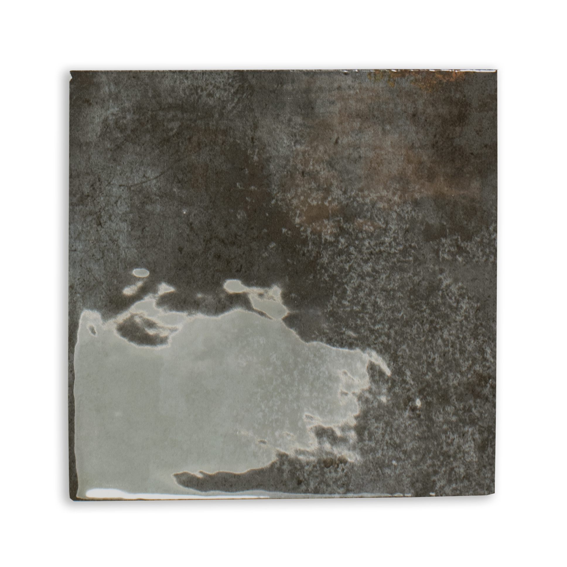 CeraVision Enamel Square Charcoal Glans Handvorm 12,5x12,5