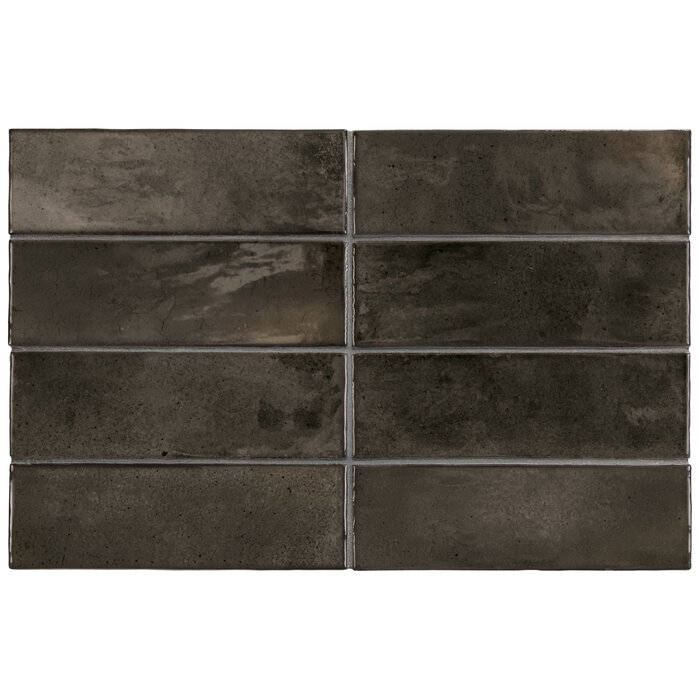 CeraVision Hanoi Black Ash Glans Handvorm 5,1x16,1