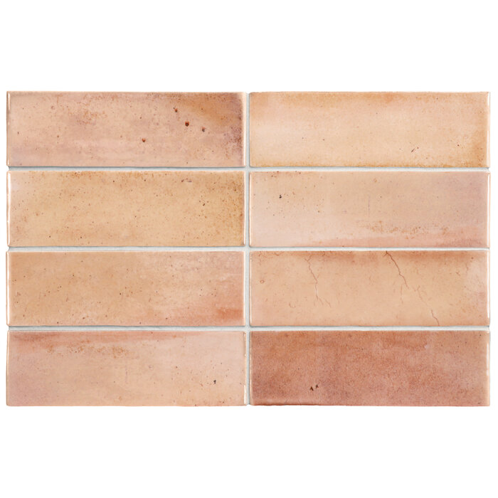 CeraVision Hanoi Pink Glans Handvorm 5,1x16,1