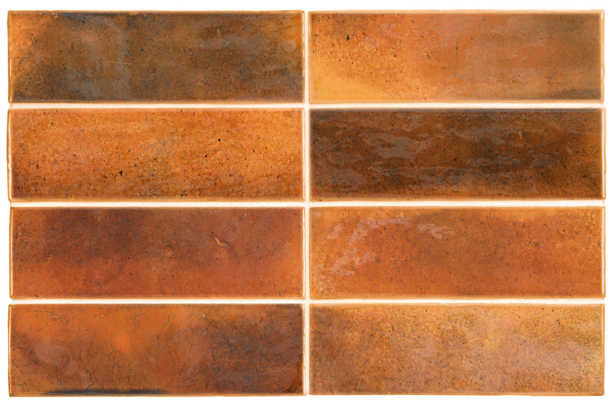 CeraVision Hanoi Burnt Red Glans Handvorm 5,1x16,1