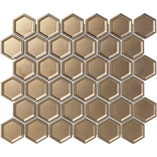CeraVision HAM-FK-7307 Bronze Metallic Glans Hexagon(5,1x5,9)28,1x32,5