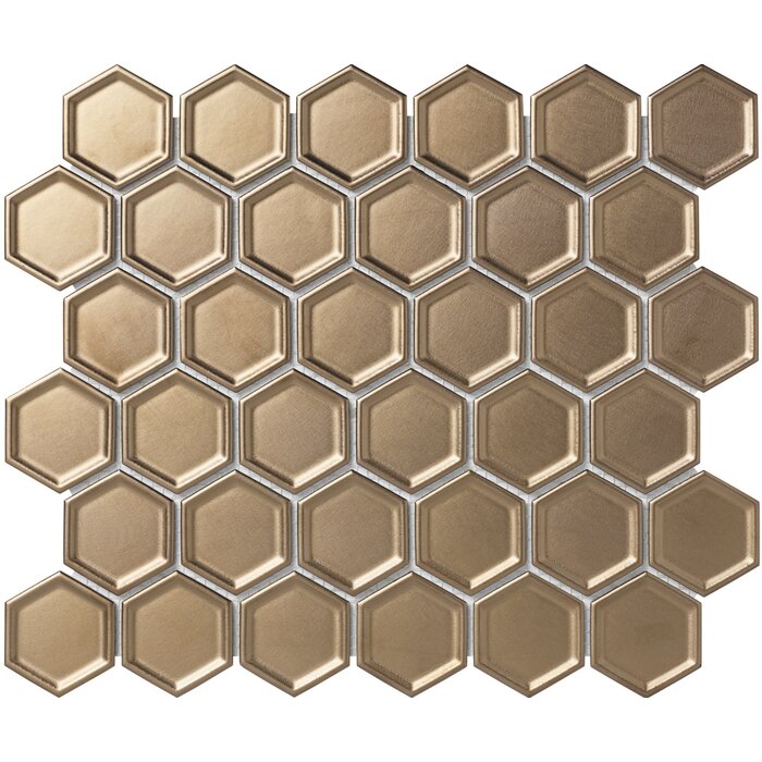 CeraVision HAM-FK-7307 Bronze Metallic Glans Hexagon(5,1x5,9)28,1x32,5