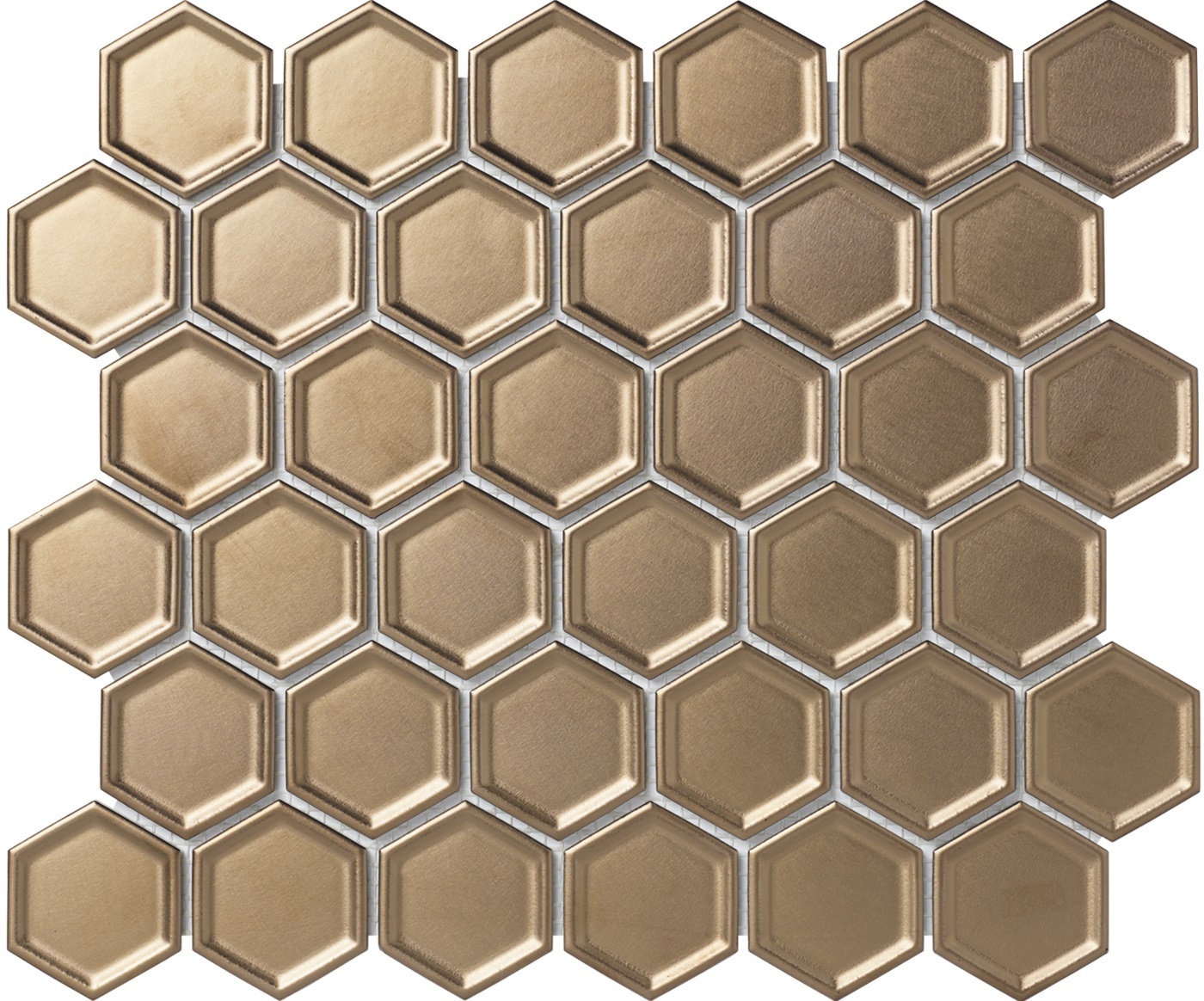 CeraVision HAM-FK-7307 Bronze Metallic Glans Hexagon(5,1x5,9)28,1x32,5