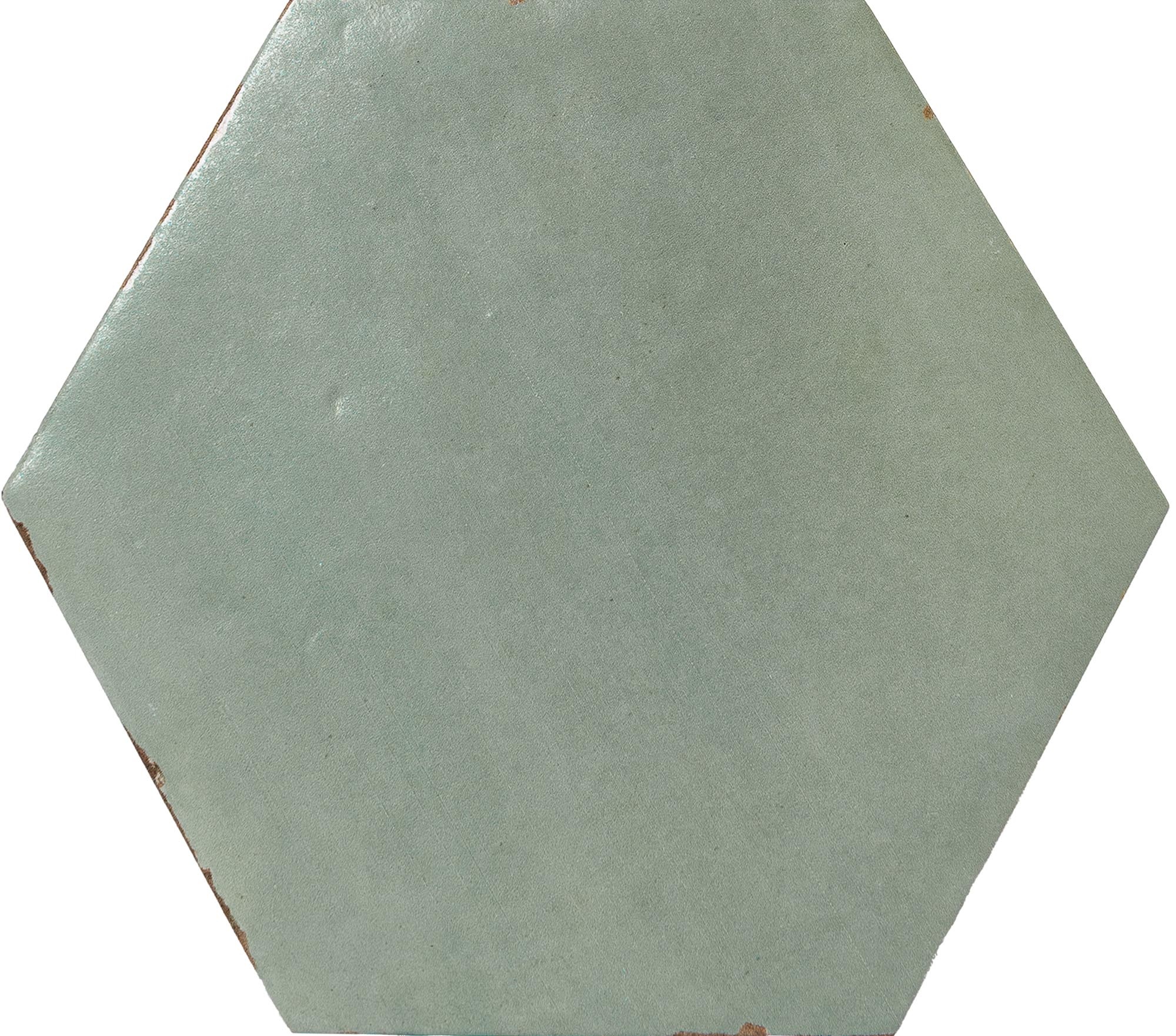 CeraVision Capri Bettina Blue Zijdeglans Hexagon 14x16