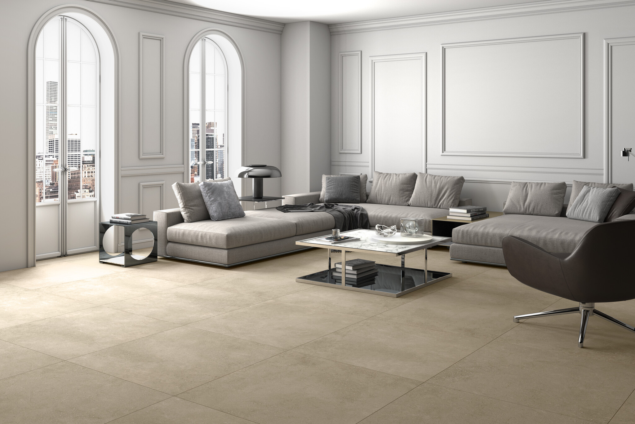 CeraVision Integra Greige Mat 60x60 Rett