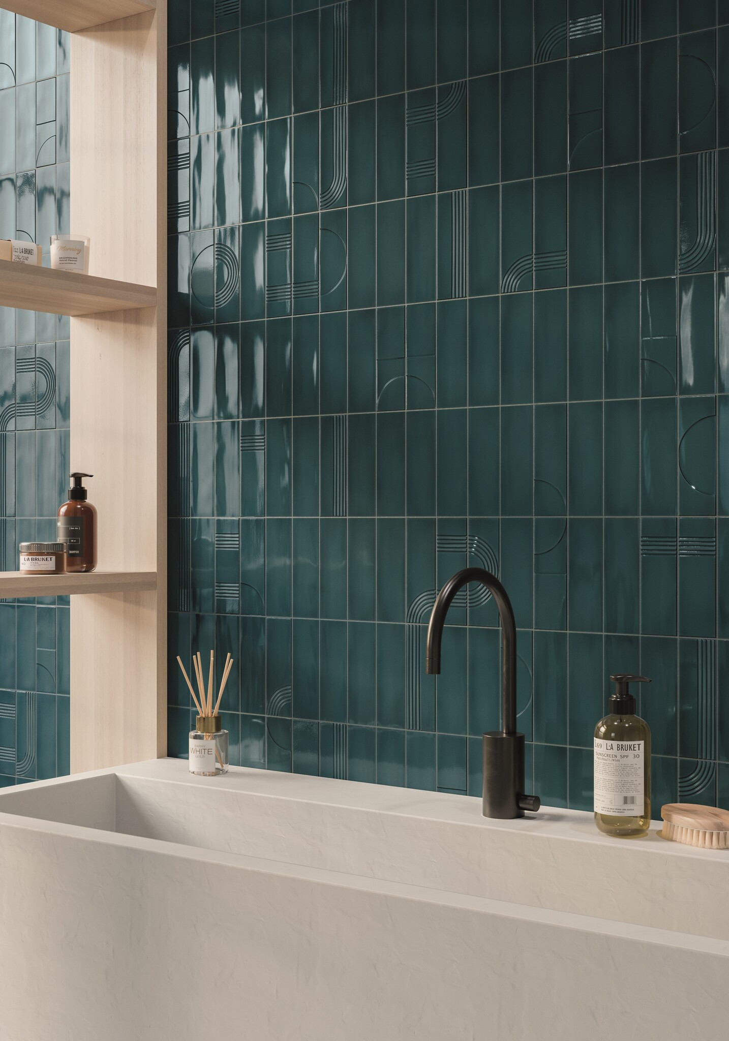 CeraVision Glow Midnight Blue Decor Glans 5,2x16