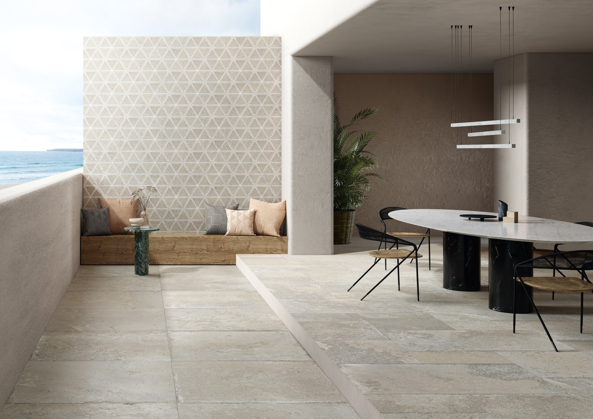 CeraVision Signature Stone Beige Mat 89,7x89,7 Rett