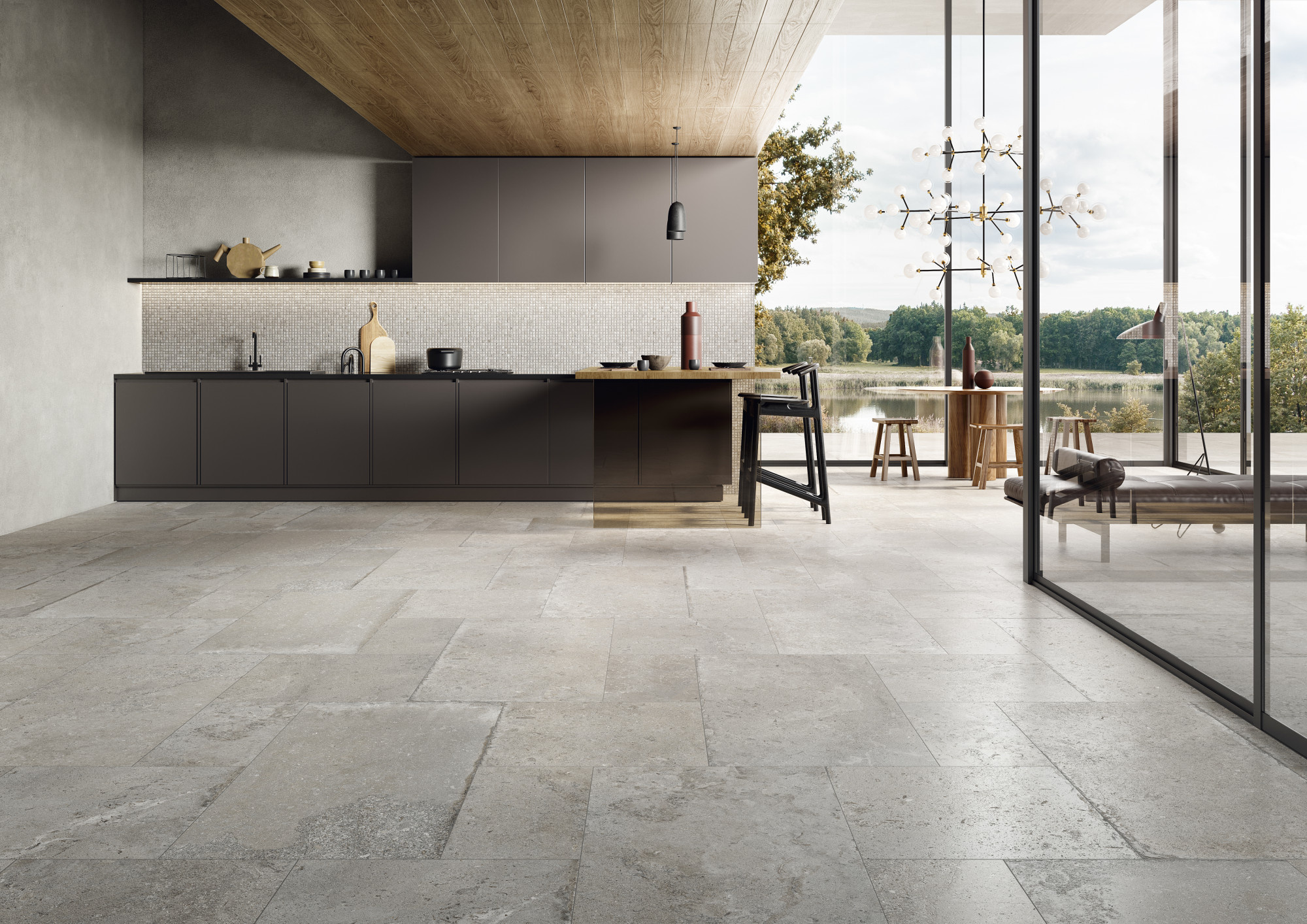 CeraVision Signature Stone Grey Mat 89,7x89,7 Rett