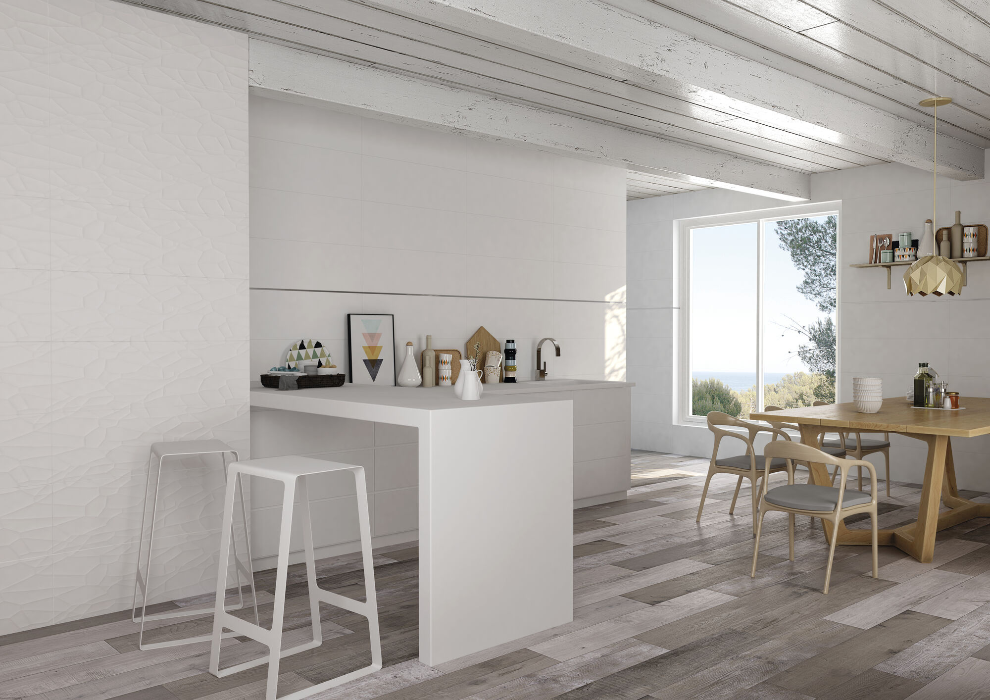 CeraVision Glaciar Wit Mat 30x60 Rett