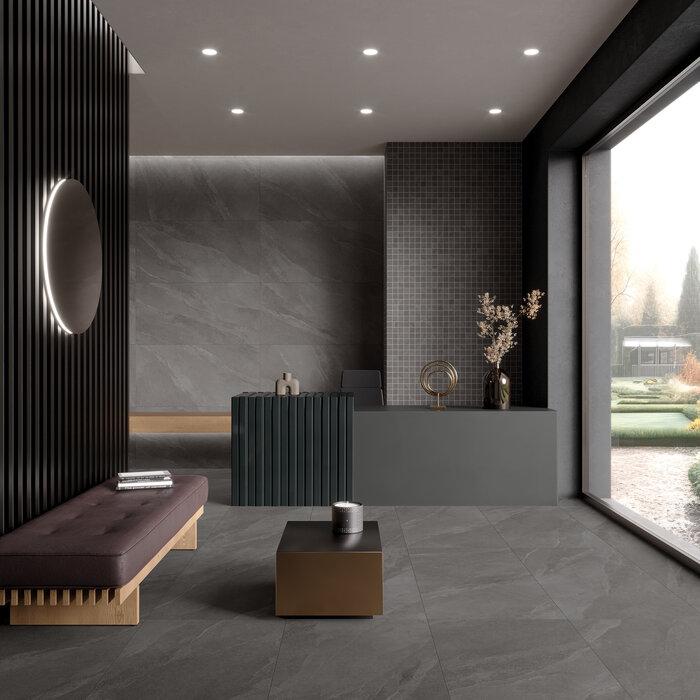 CeraVision Ardesia Antracite Mat 60x60 Rett