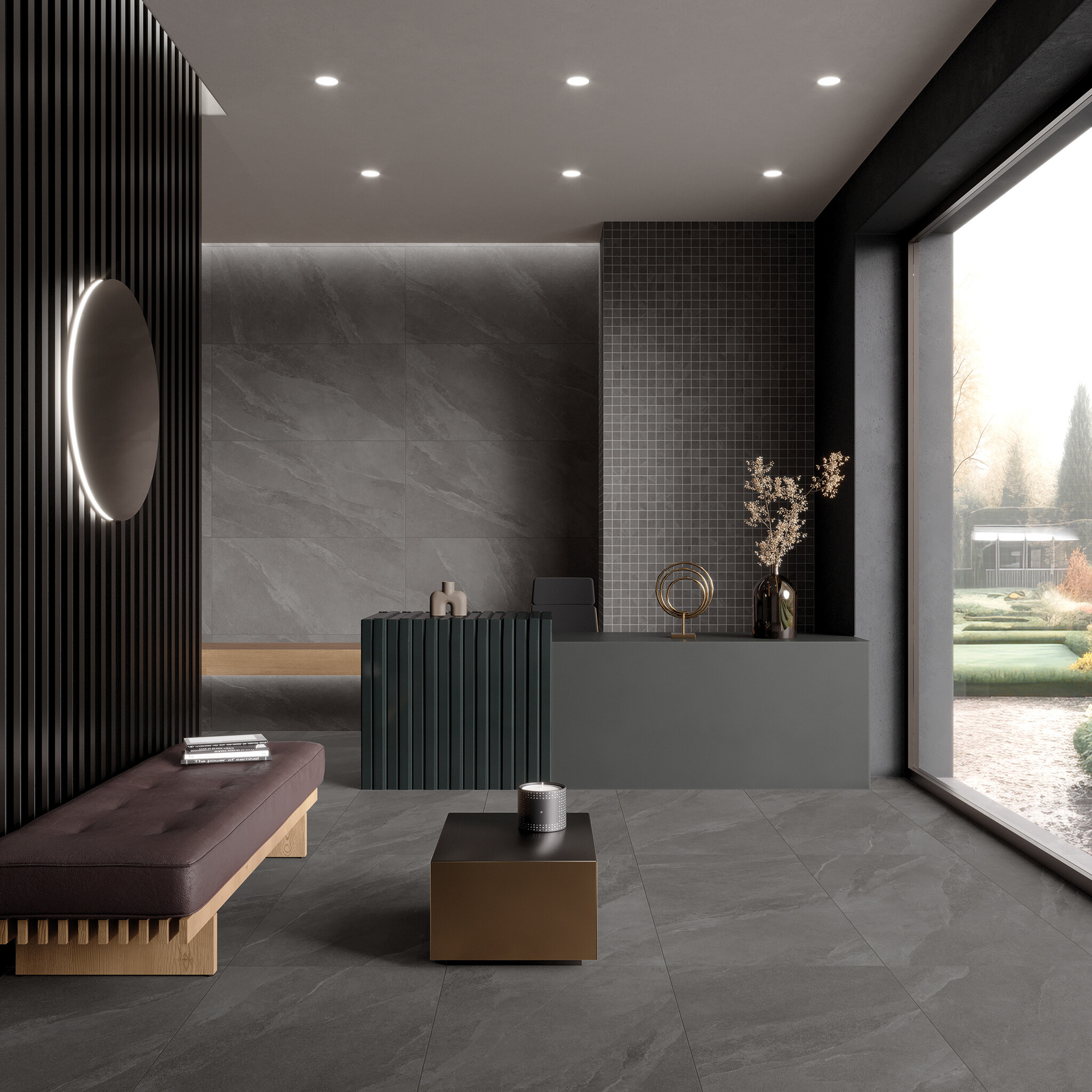 CeraVision Ardesia Antracite Mat 60x60 Rett