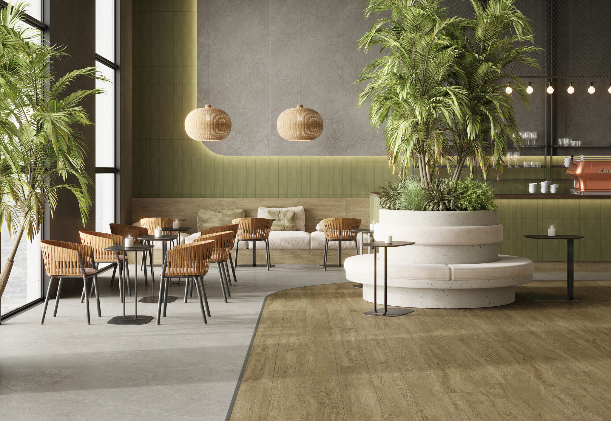 CeraVision Dorset Silver Mat 120x120 Rett