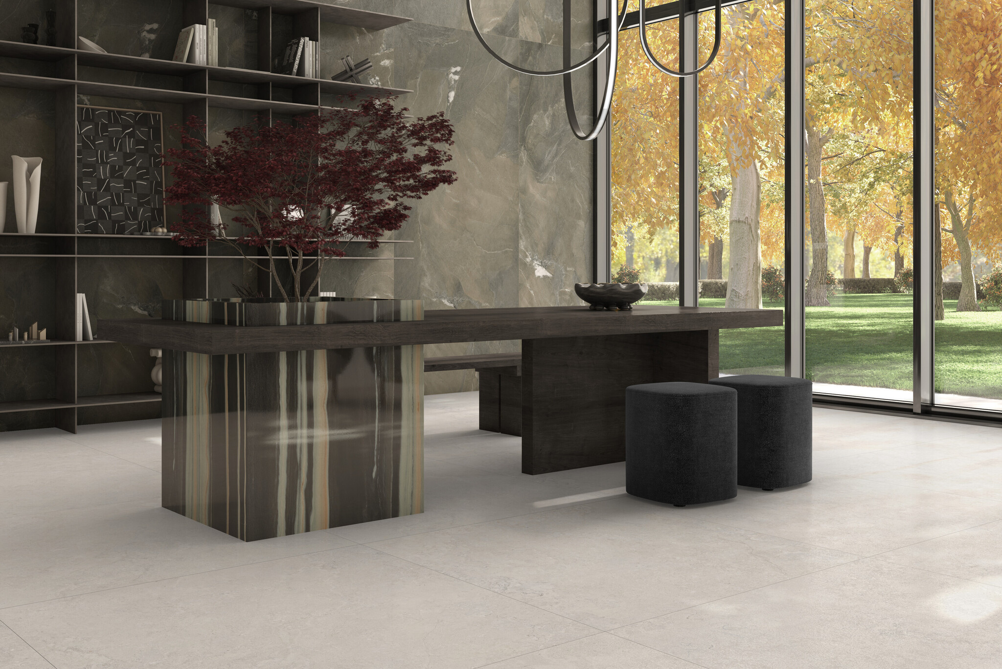 CeraVision Dorset White Mat 120x120 Rett