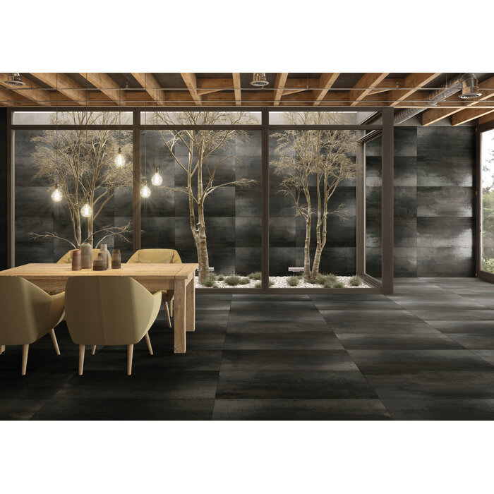 CeraVision Corten B Black Mat 60x120 Rett