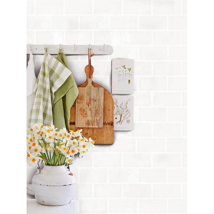 CeraVision Acquarella White Glans Handvorm 7,5x15