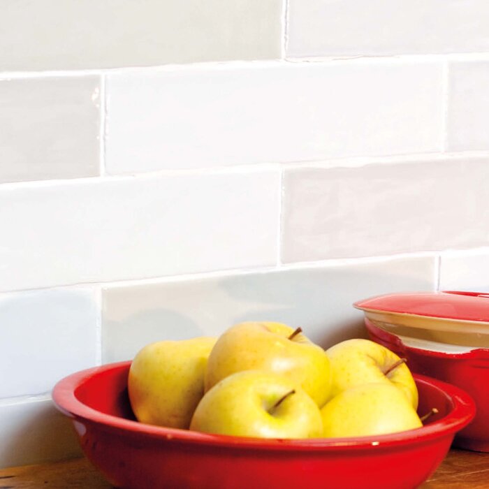 CeraVision Acquarella White Glans Handvorm 7,5x30