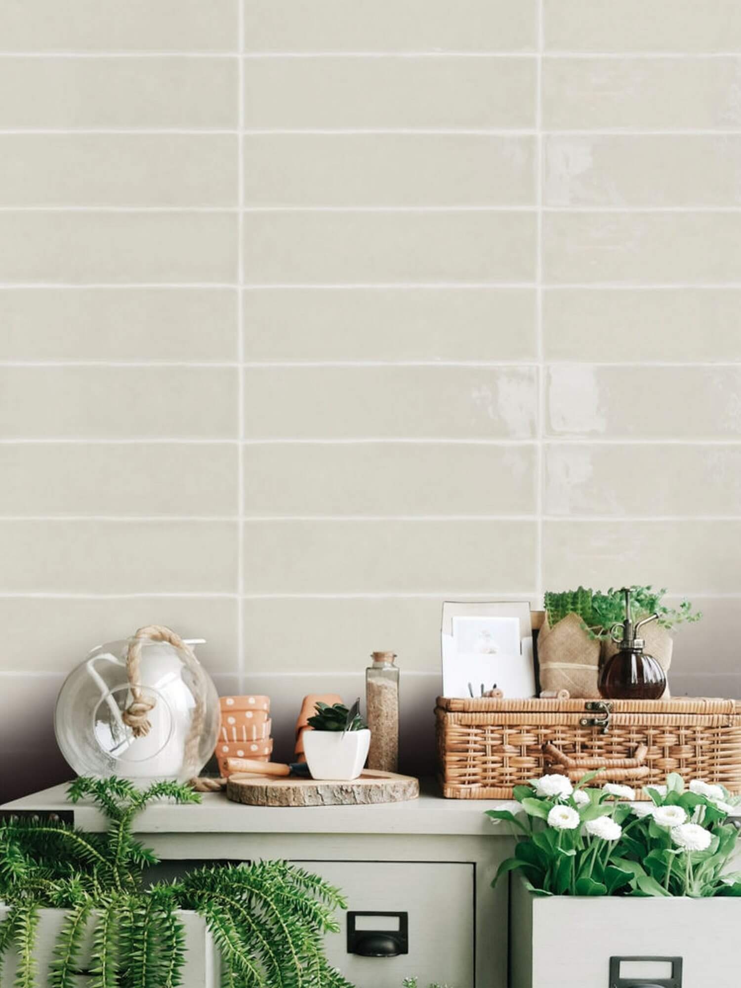 CeraVision Acquarella Antic Grey Glans Handvorm 7,5x30