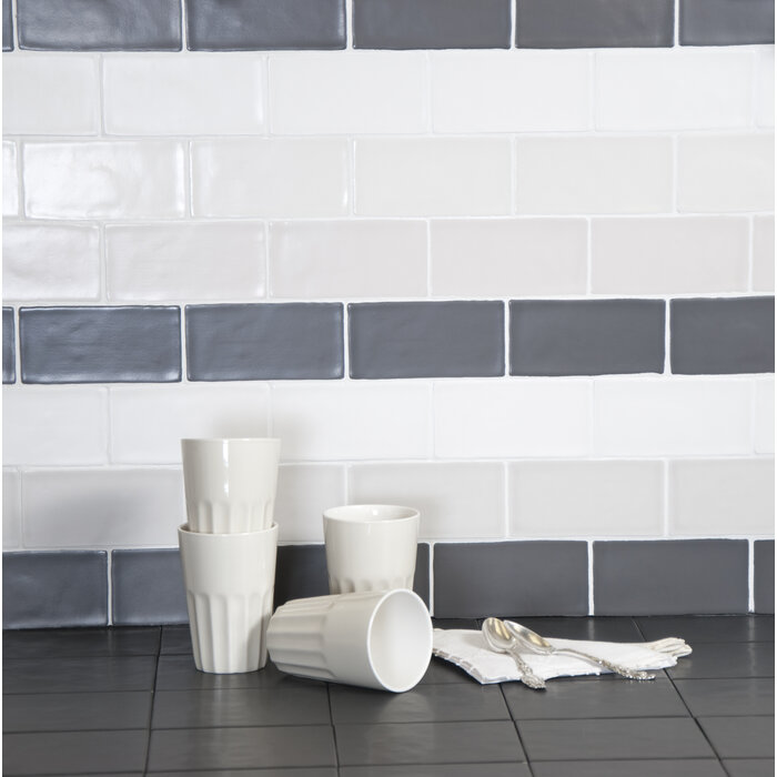 CeraVision Urban Steel Zijdeglans Handvorm 7,5x15