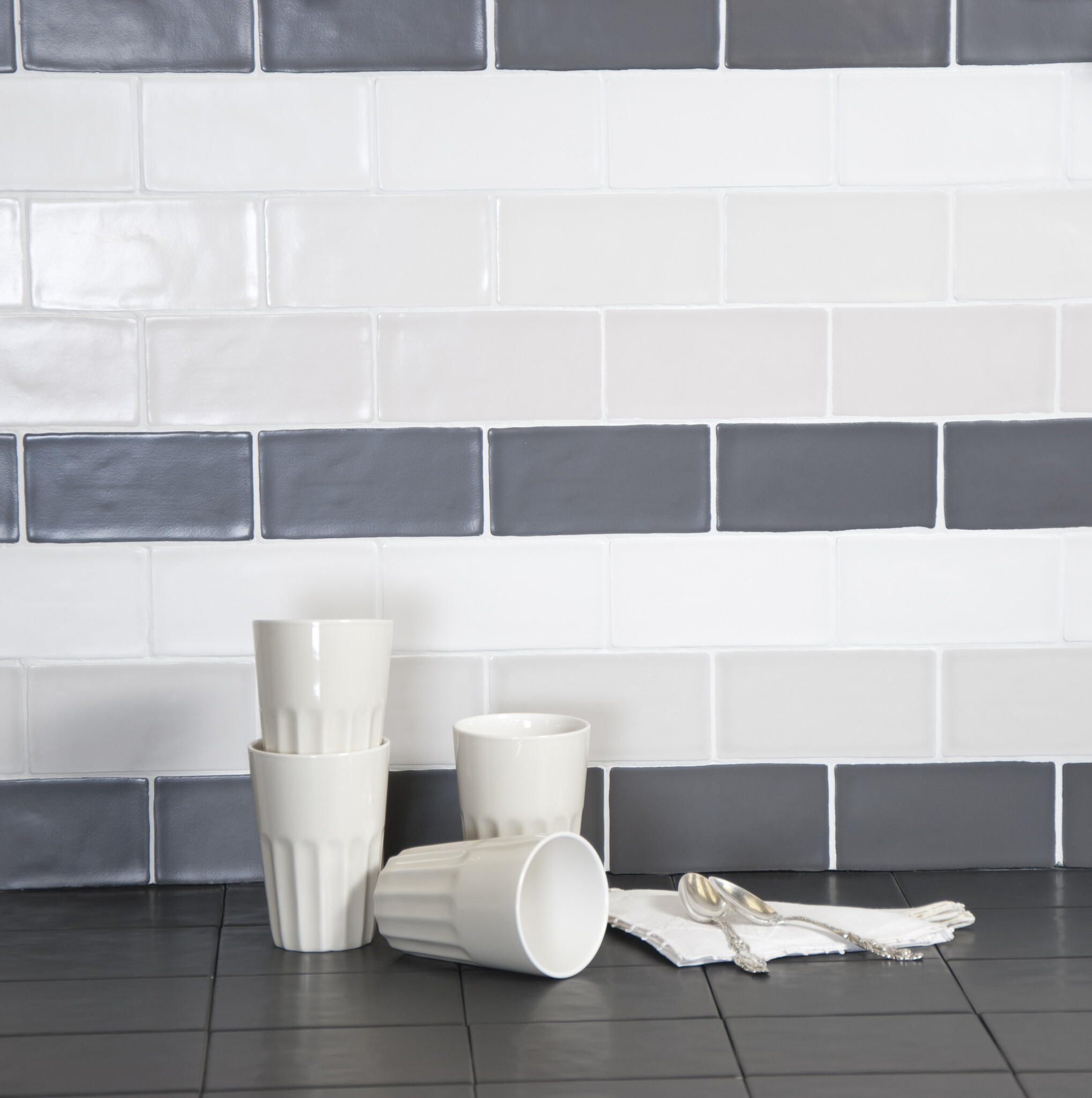 CeraVision Urban Steel Zijdeglans Handvorm 7,5x15