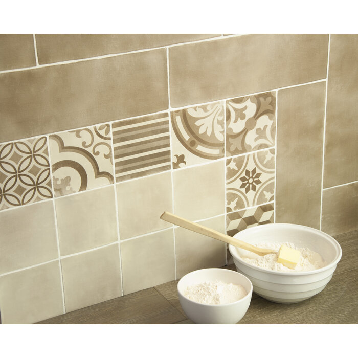 CeraVision Cementum Umber Cementum Creamy Zijdeglans Handvorm 13x39