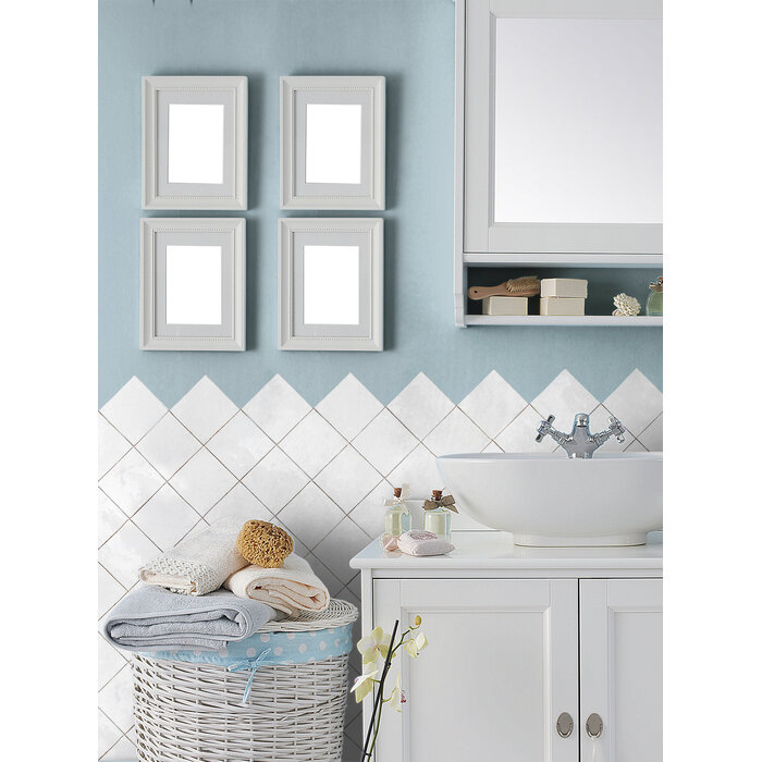 CeraVision Zel Casablanca White Glans Handvorm 13x13